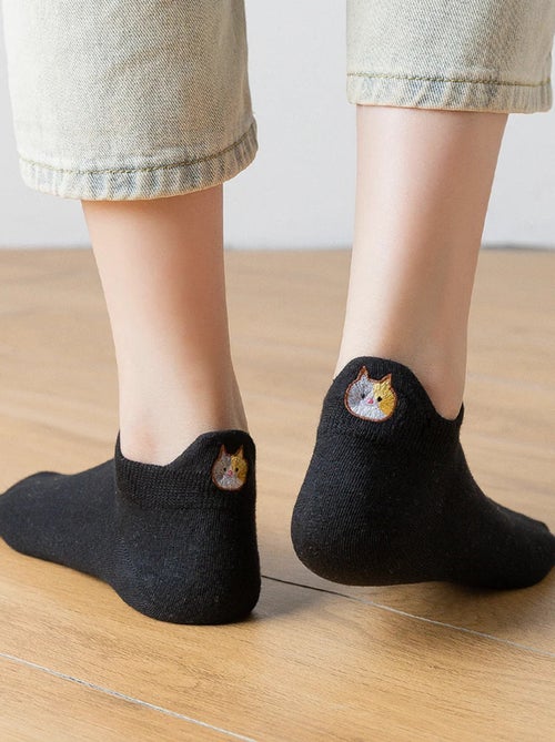 Chaussettes Languette Chat - Kiabi