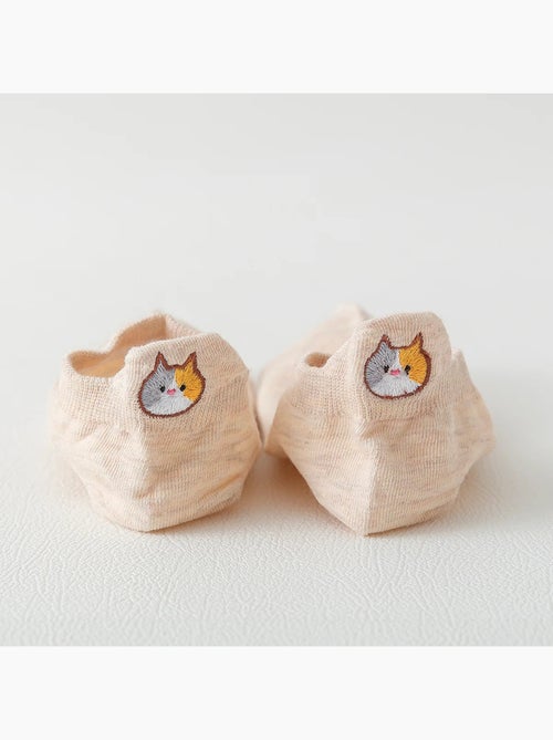 Chaussettes Languette Chat - Kiabi
