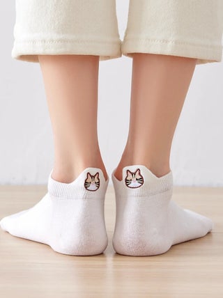 Chaussettes Languette Chat moustaches | Titeschaussettes