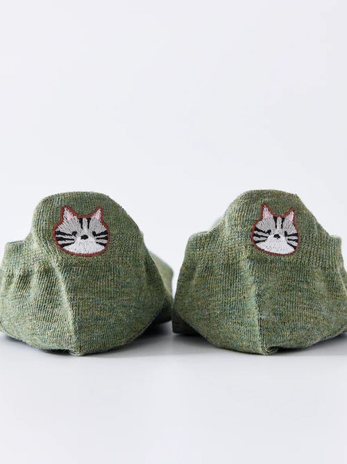 Chaussettes Languette Chat moustaches | Titeschaussettes - Kiabi