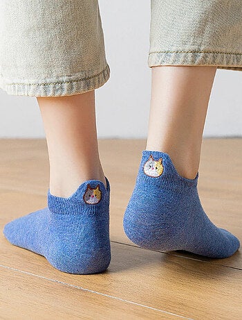 Chaussettes Languette Chat