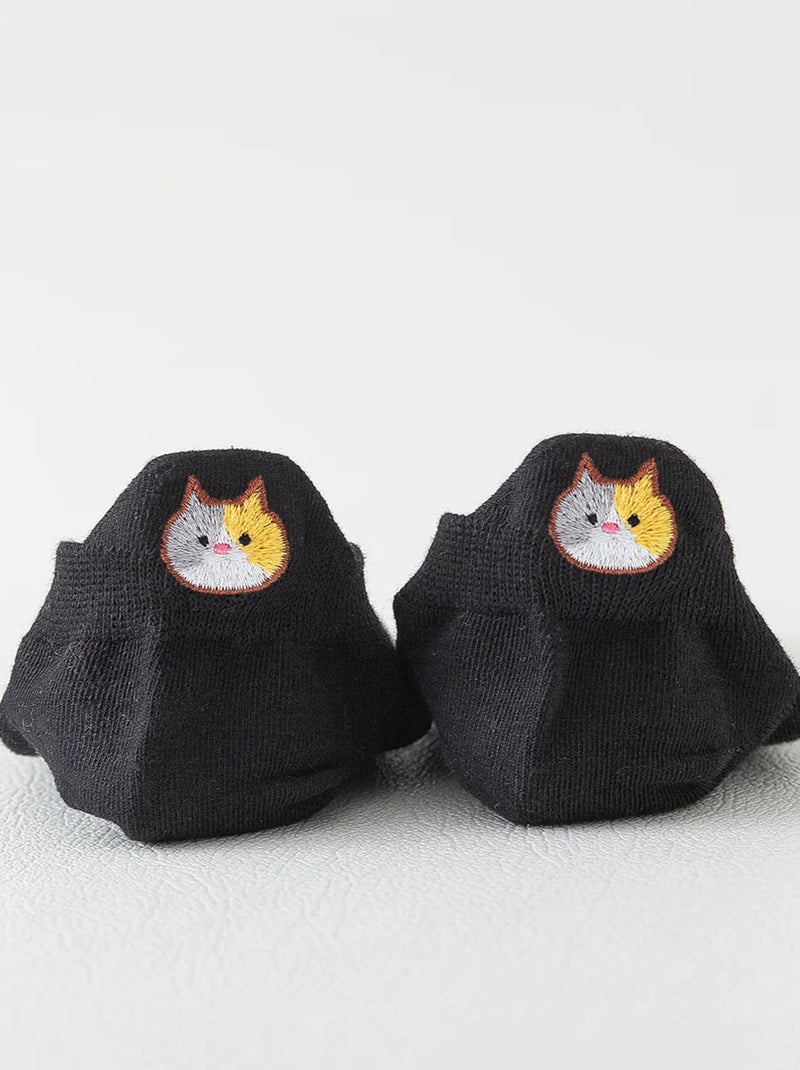 Chaussettes Languette Chat  | Titeschaussettes Noir - Kiabi