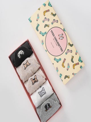 Chaussettes Languette chien et chat (Lotx5) | Titeschaussettes