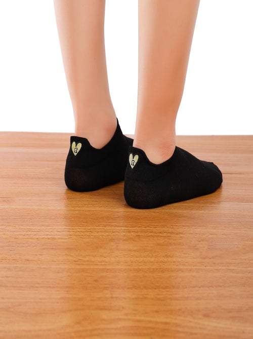 Chaussettes Languette Coeur Message - Kiabi