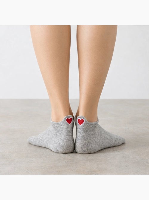 Chaussettes Languette Coup de Coeur - Kiabi