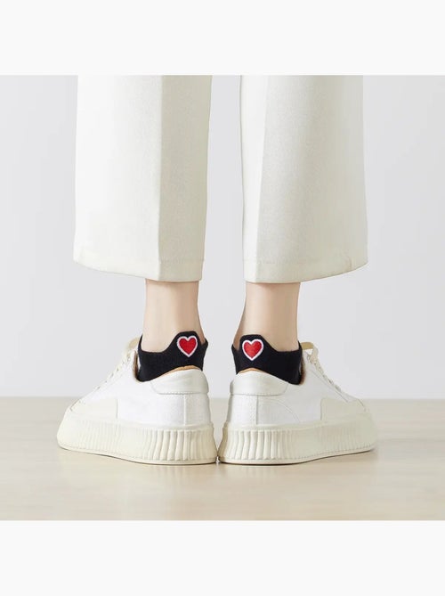 Chaussettes Languette Coup de Coeur - Kiabi