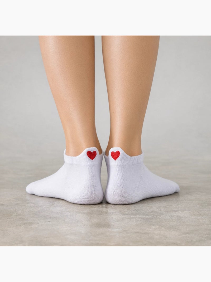 Chaussettes Languette Coup de Coeur Gris - Kiabi
