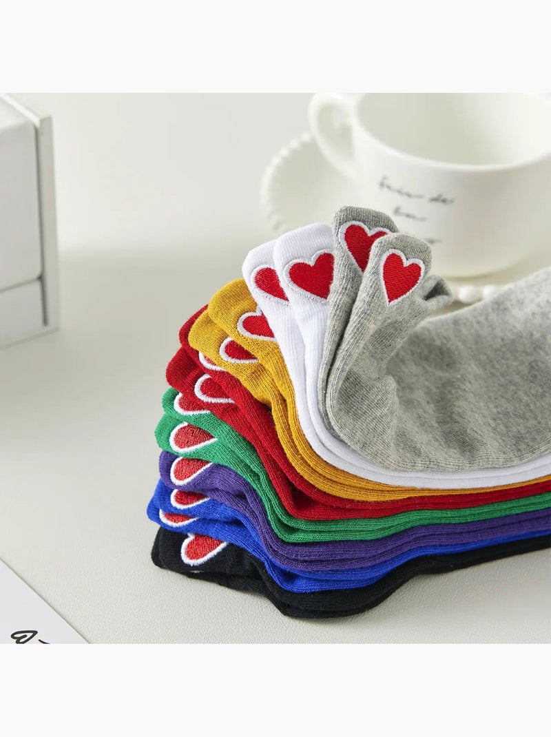Chaussettes Languette Coup de Coeur Gris - Kiabi