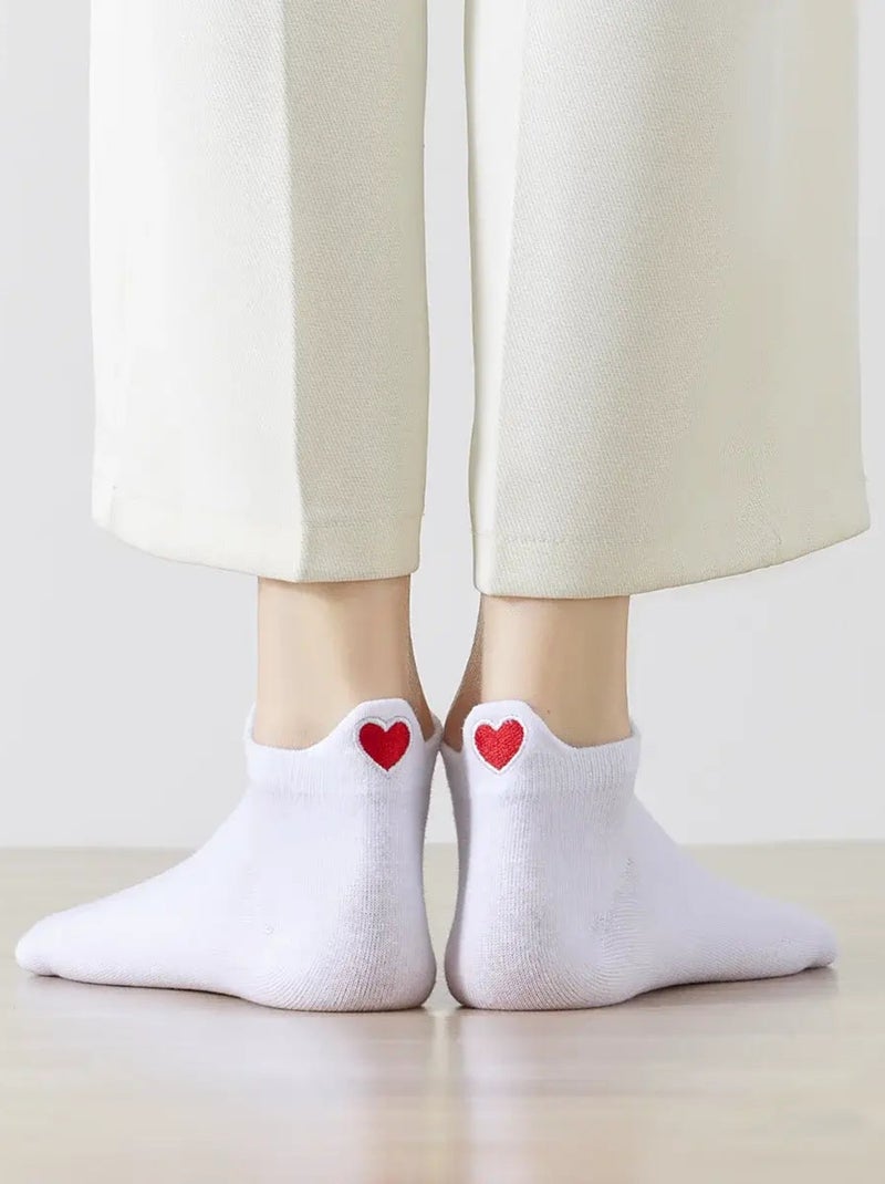 Chaussettes Languette Coup de Coeur | Titeschaussettes Blanc - Kiabi