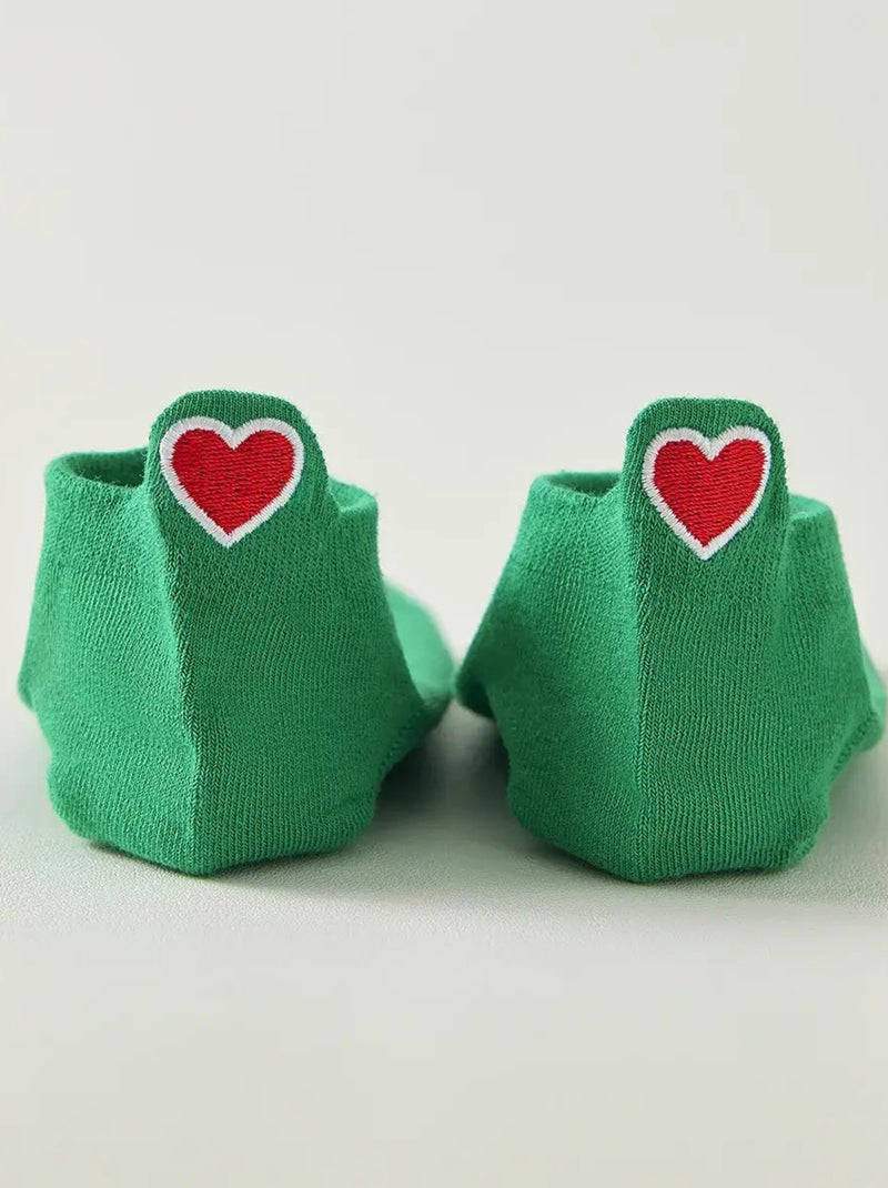 Chaussettes Languette Coup de Coeur | Titeschaussettes Vert - Kiabi