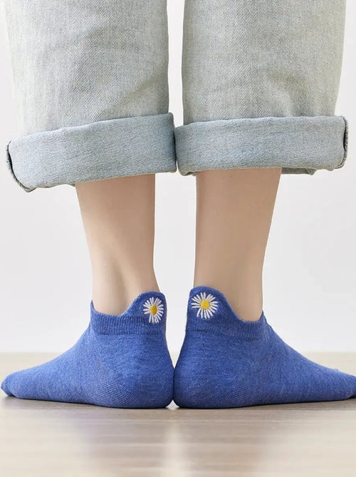 Chaussettes Languette Fleur  | Titeschaussettes - Kiabi