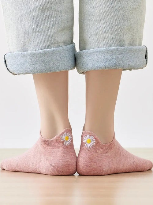 Chaussettes Languette Fleur  | Titeschaussettes - Kiabi