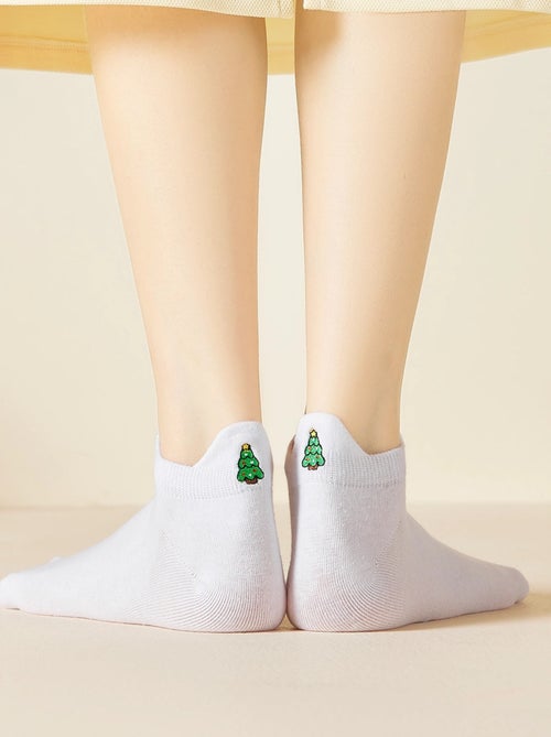 Chaussettes Languette Noël - Kiabi