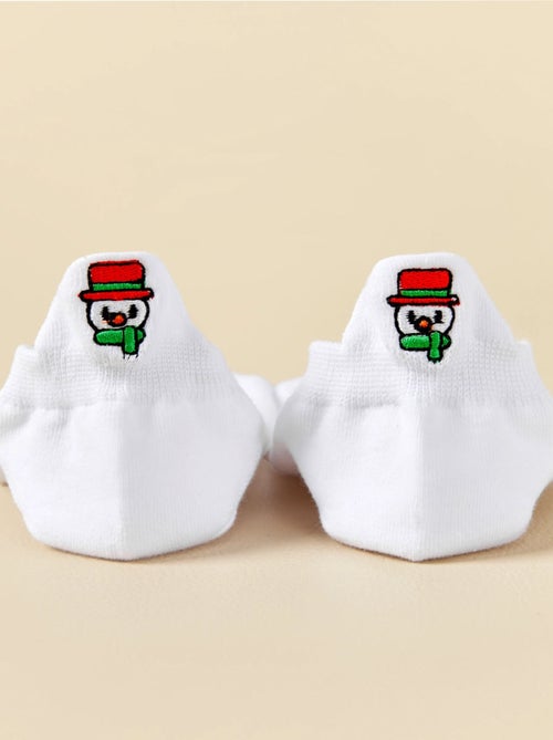 Chaussettes Languette Noël - Kiabi