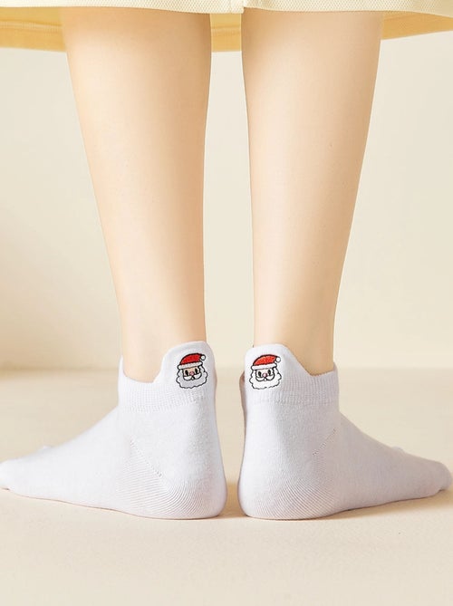 Chaussettes Languette Noël - Kiabi