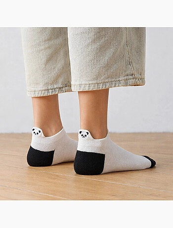 Chaussettes Languette Panda