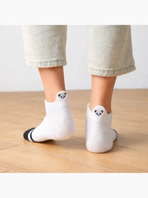 Chaussettes Languette Panda - Kiabi