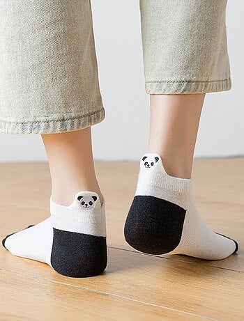 Chaussettes Languette Panda