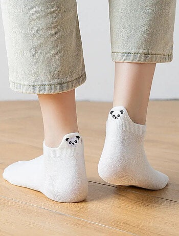 Chaussettes Languette Panda