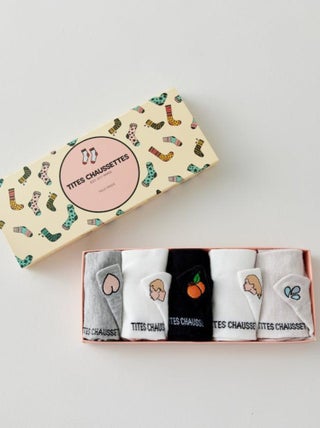 Chaussettes Languette Passion (Lot x5) I Titeschaussettes