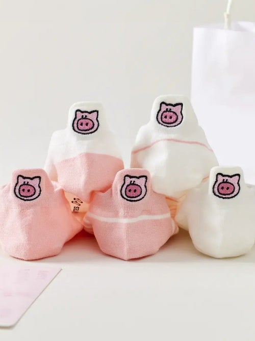 Chaussettes Languette Petit Cochon - Kiabi