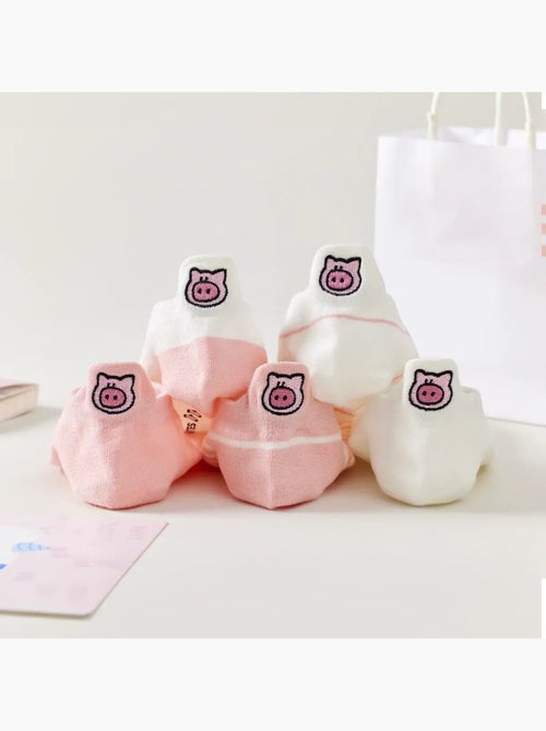 Chaussettes Languette Petit Cochon - Kiabi