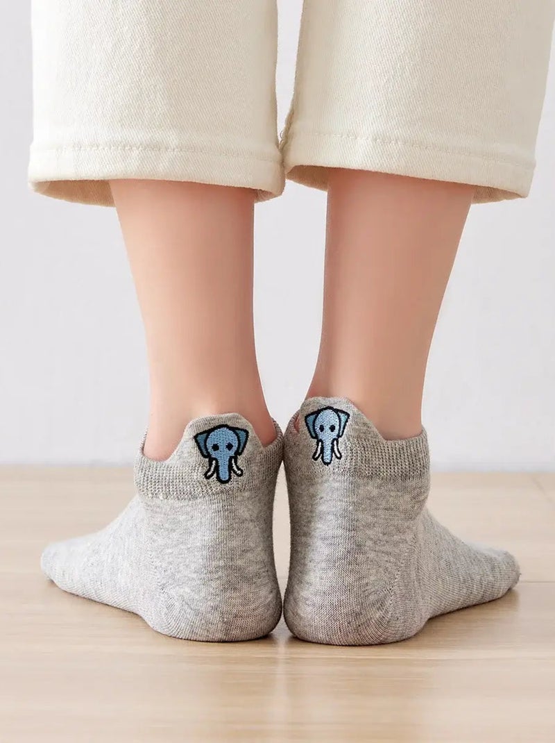 Chaussettes Languette Safari | Titeschaussettes Gris - Kiabi