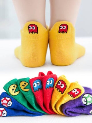 Chaussettes languettes Enfant Jeux Vidéo (Lot x5)| Titeschaussettes