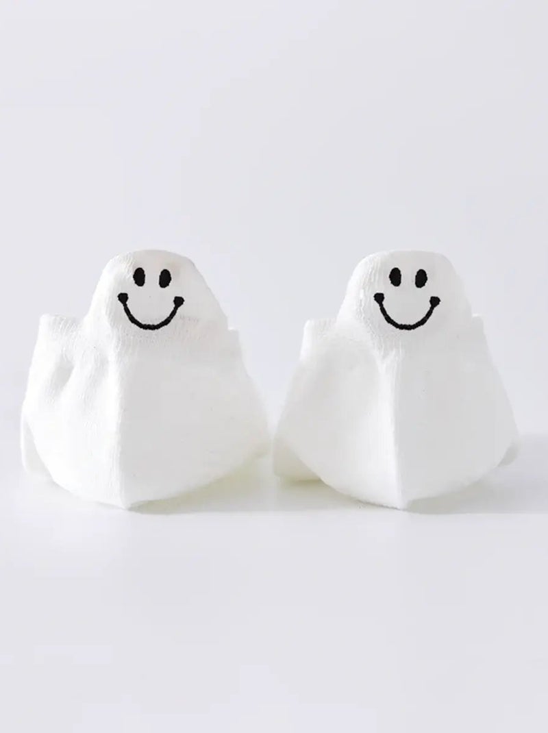 Chaussettes Languettes happy | Titeschaussettes Blanc - Kiabi