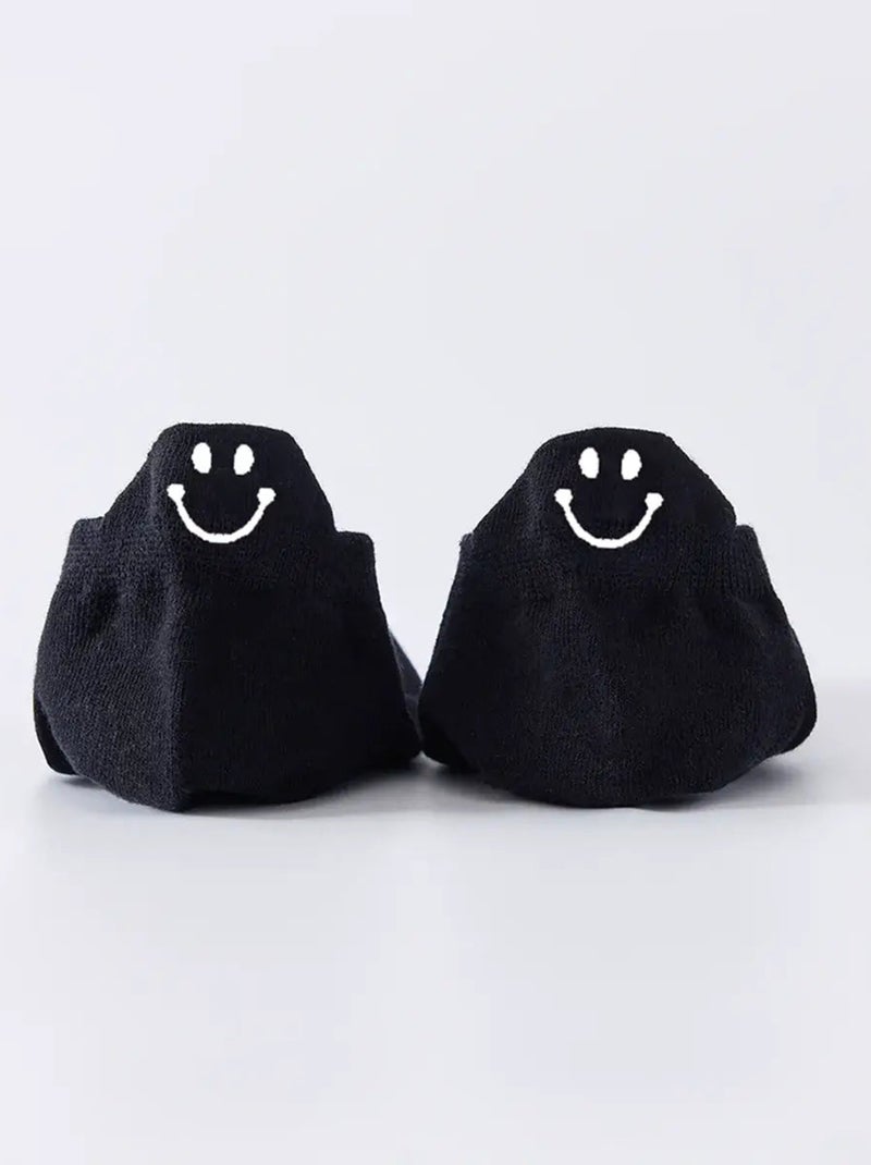 Chaussettes Languettes happy | Titeschaussettes Noir - Kiabi