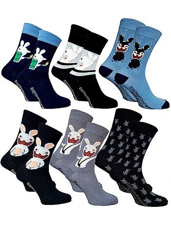Chaussettes Lapins Crétins - Pack de 3