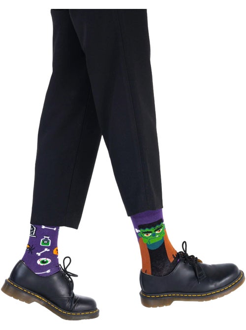 Chaussettes Le Monstre de Frankenstein et Citrouilles - Kiabi Chaussettes Le Monstre de Frankenstein et Citrouilles - Kiabi