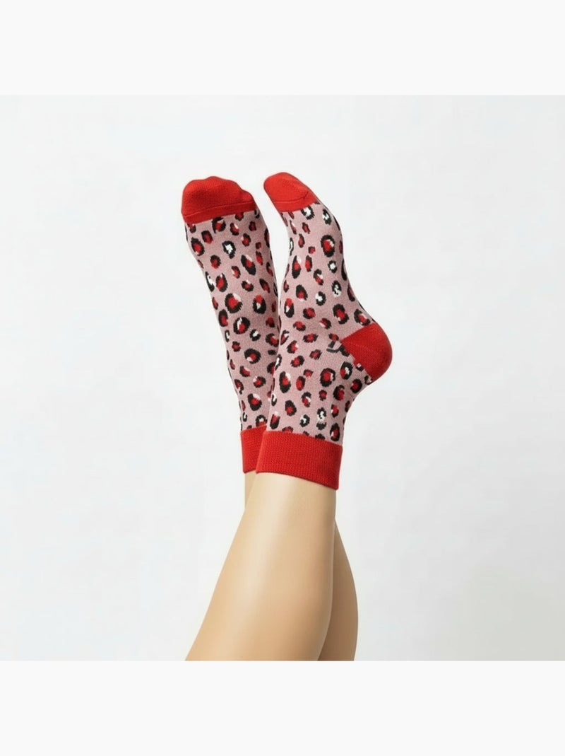 Chaussettes Léopard Bleu - Kiabi