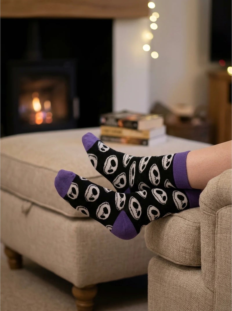 Chaussettes l'étrange noël de monsieur jack taille unique 38-45 disney Multicolore - Kiabi