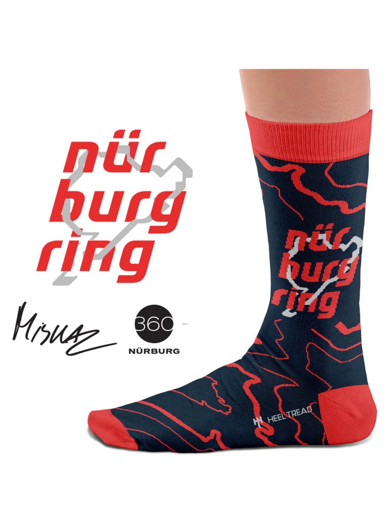 Chaussettes Lettrage Nürburgring Noir - Kiabi