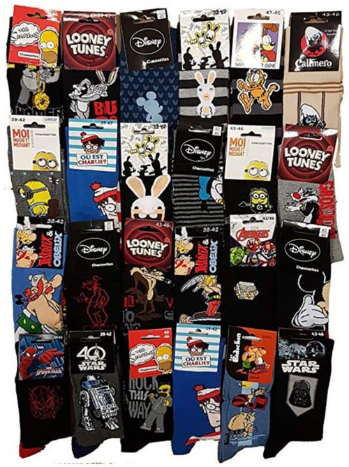 Chaussettes Licence - Pack de 3 - Kiabi