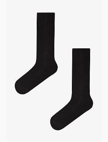 Chaussettes longues à motif jacquard penti