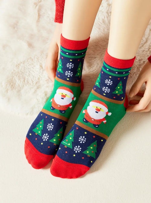 Chaussettes longues Noël Sapin |Titeschaussettes - Kiabi