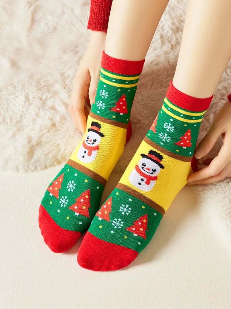 Chaussettes longues Noël Sapin |Titeschaussettes Vert - Kiabi