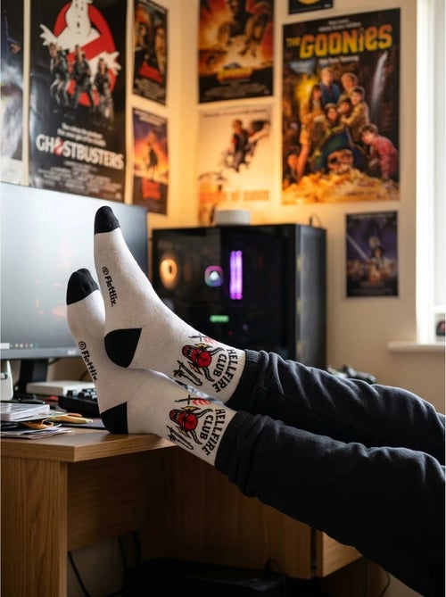 Chaussettes lot de 3 en coton doux stranger things netflix - Kiabi Chaussettes lot de 3 en coton doux stranger things netflix - Kiabi