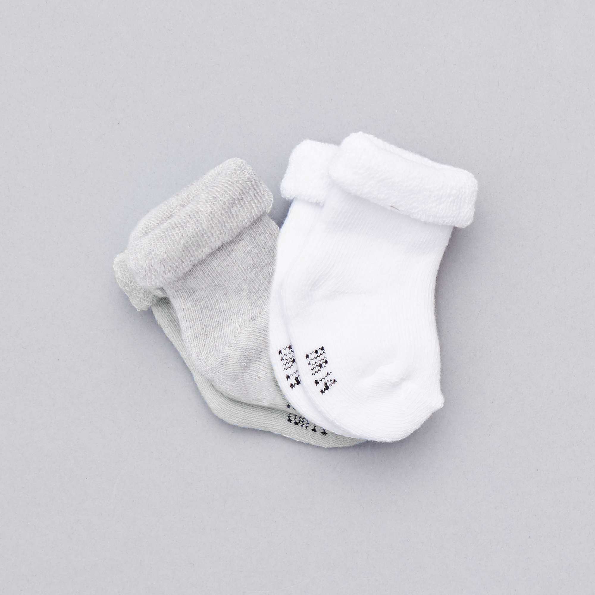 Chaussettes maille bouclette lot de 2 paires Bébé garçon