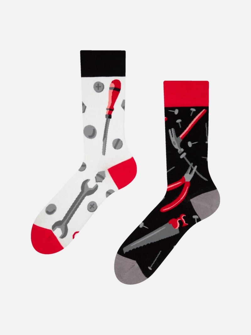 Chaussettes Maître du Bricolage Noir - Kiabi