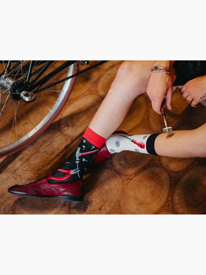 Chaussettes Maître du Bricolage Noir - Kiabi