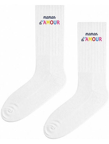 Chaussettes MAMAN D'AMOUR COLORÉE WAF