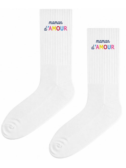 Chaussettes MAMAN D'AMOUR COLORÉE WAF - Kiabi