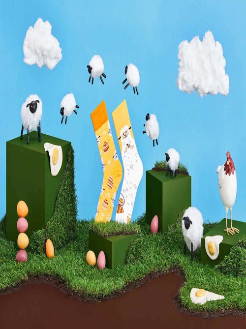 Chaussettes Many Mornings Agneau de Pâques - Kiabi