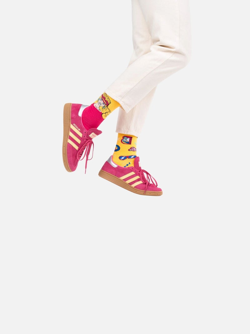 Chaussettes Many Mornings Barbie des 90's Rose foncé - Kiabi