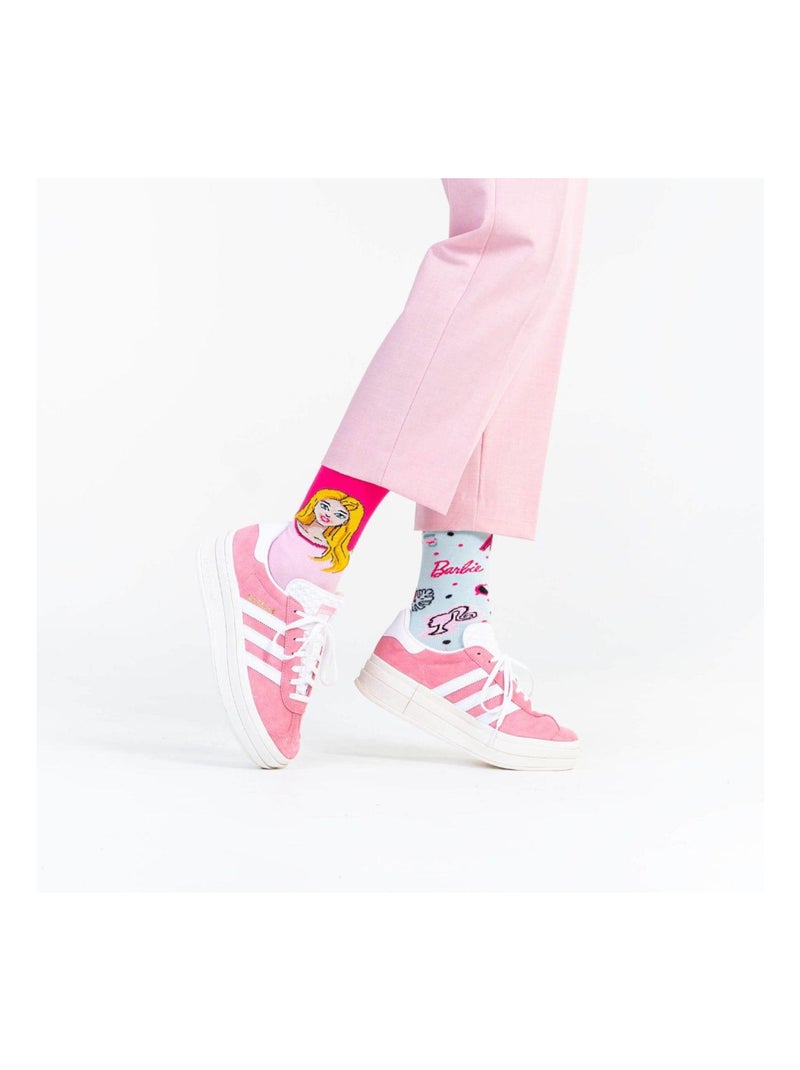 Chaussettes Many Mornings Barbie Rose - Kiabi
