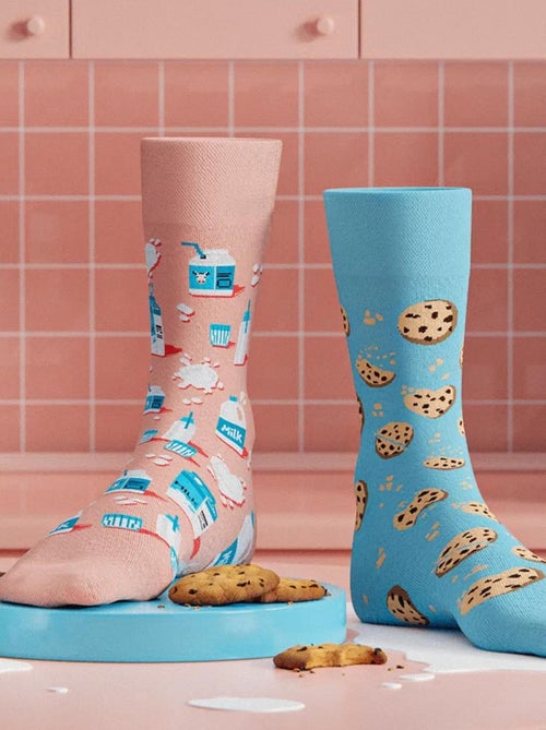 Chaussettes Many Mornings Lait et Cookies - Kiabi