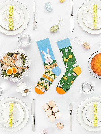 Chaussettes Many Mornings Lapins de Pâques